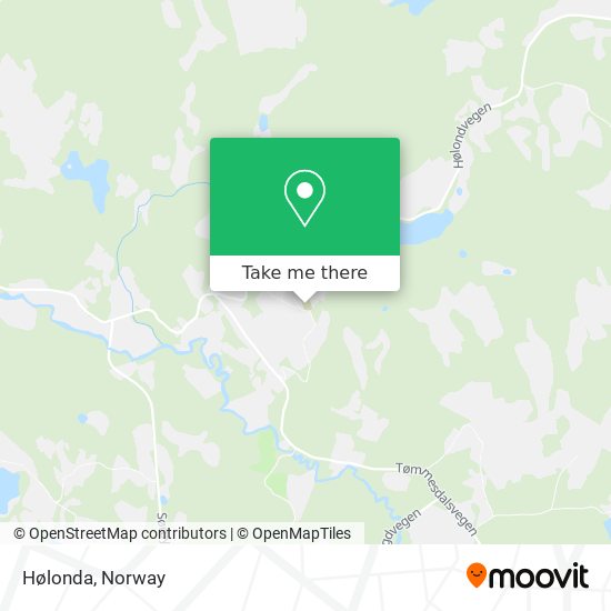 Hølonda map