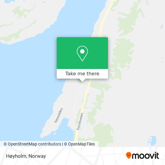 Høyholm map