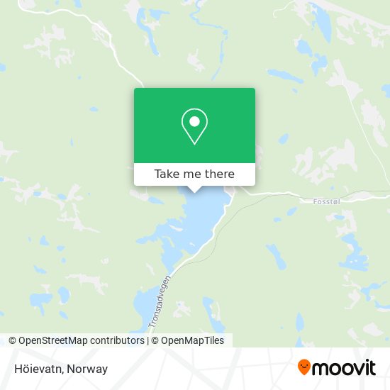 Höievatn map