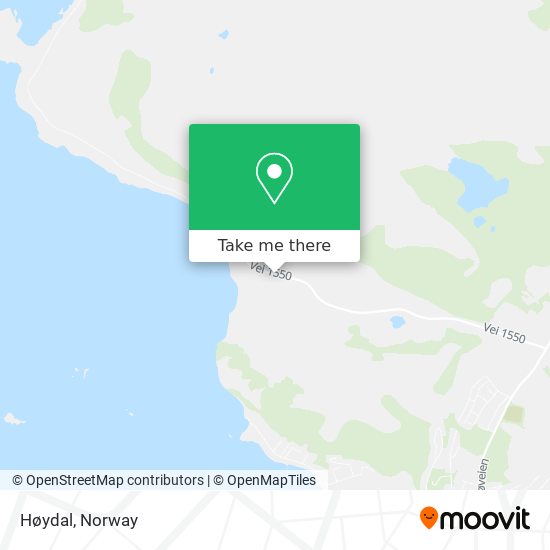 Høydal map