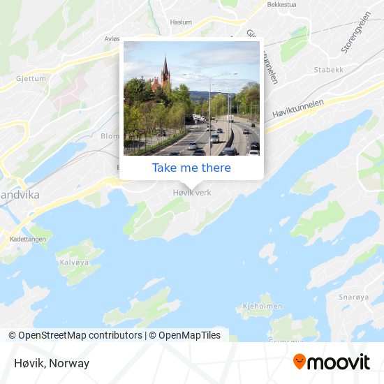 Høvik map