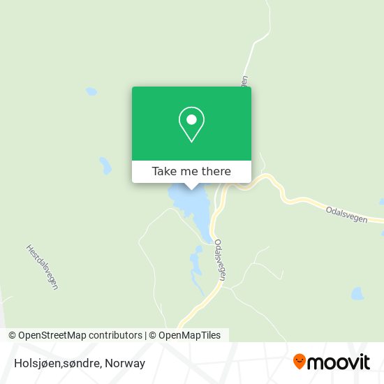 Holsjøen,søndre map