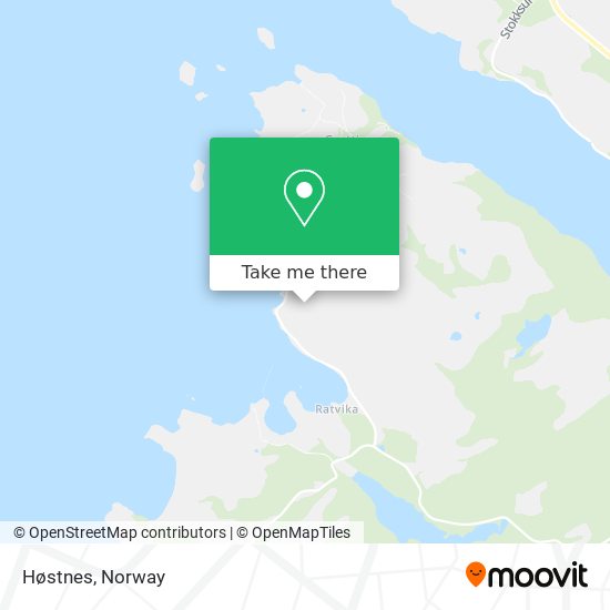 Høstnes map