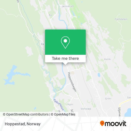 Hoppestad map