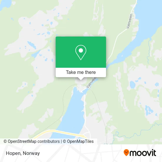 Hopen map