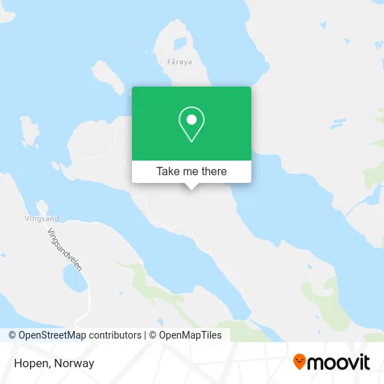 Hopen map