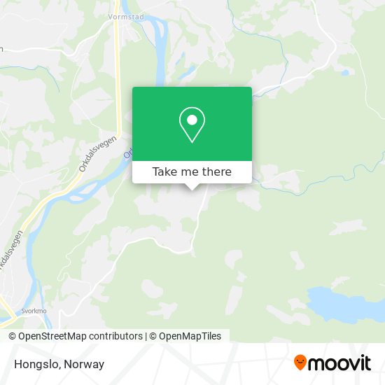 Hongslo map