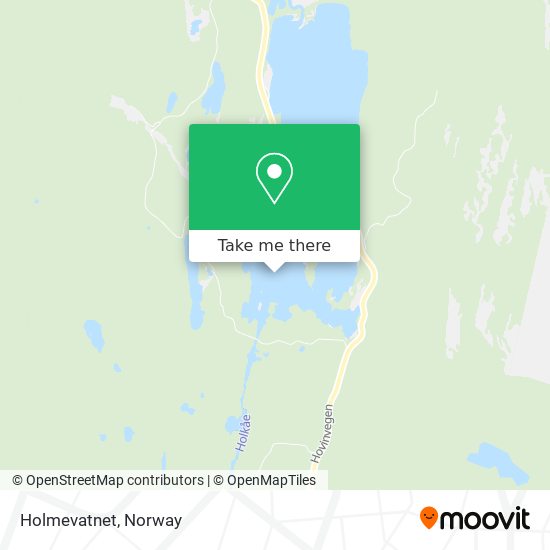 Holmevatnet map