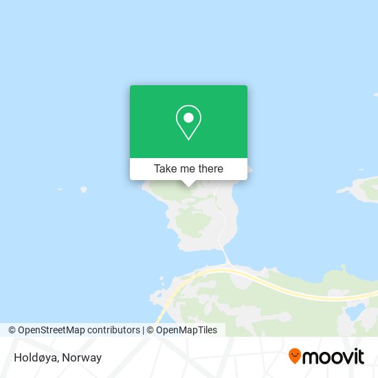 Holdøya map