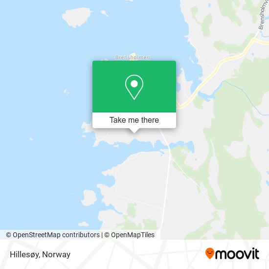 Hillesøy map