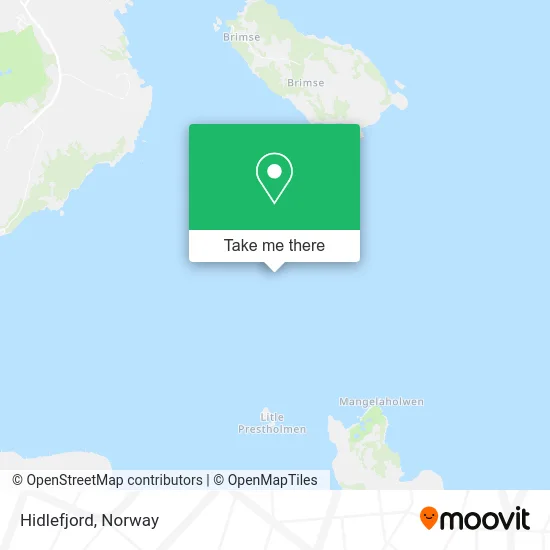 Hidlefjord map