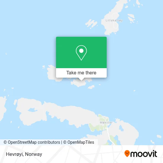 Hevrøyi map