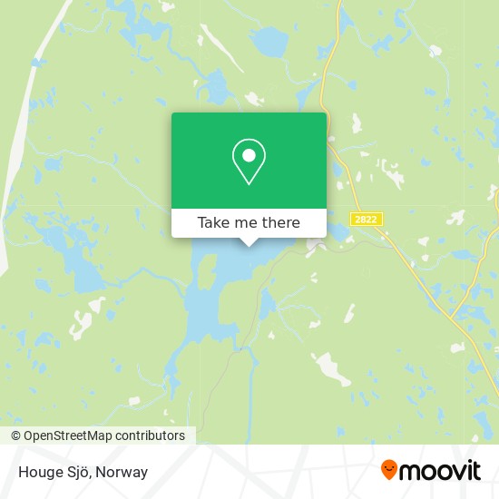 Houge Sjö map