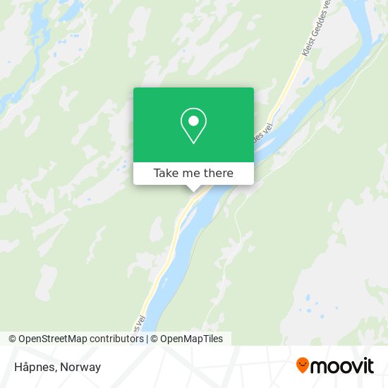 Håpnes map