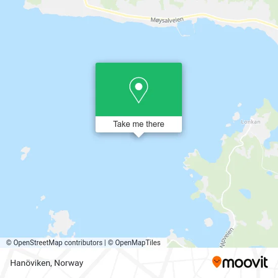 Hanöviken map