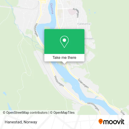 Hanestad map