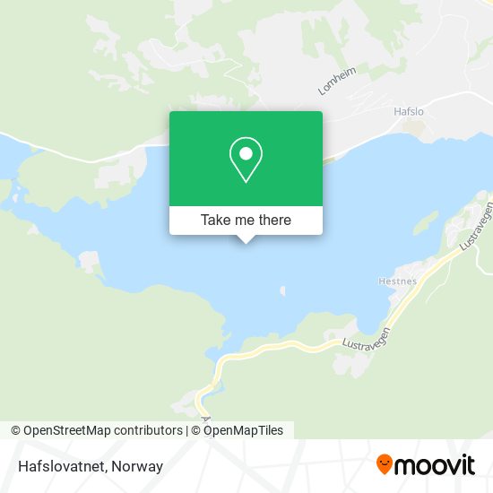 Hafslovatnet map