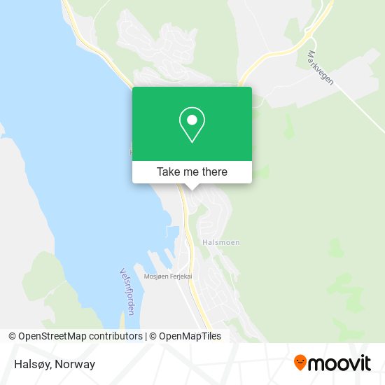 Halsøy map