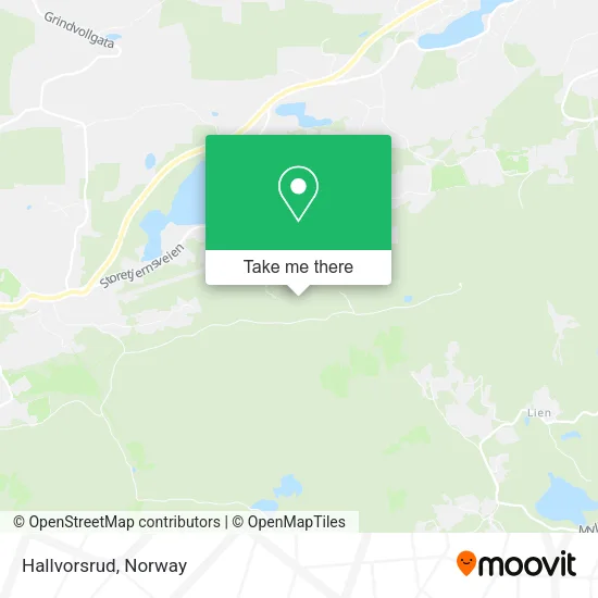 Hallvorsrud map
