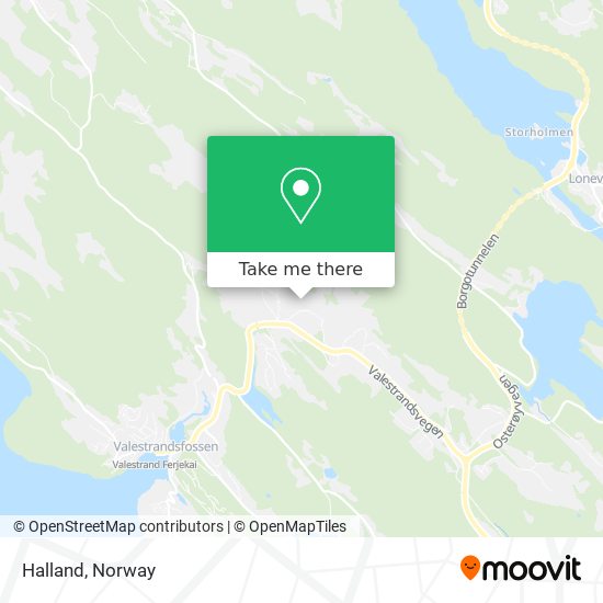 Halland map