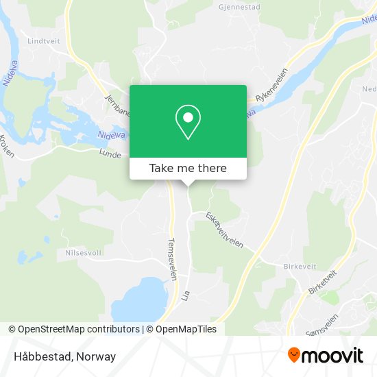 Håbbestad map