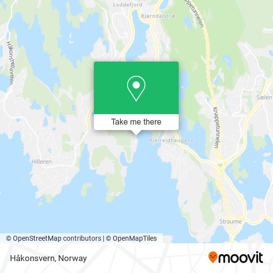 Håkonsvern map