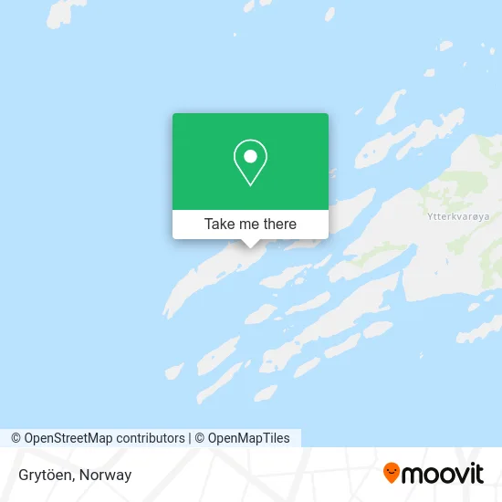 Grytöen map