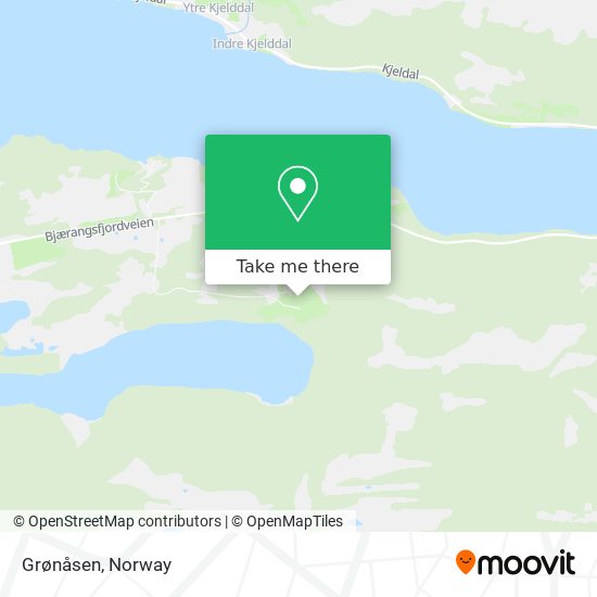 Grønåsen map