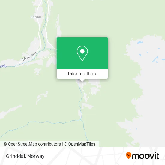 Grinddal map