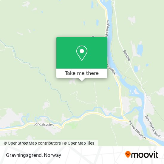 Gravningsgrend map