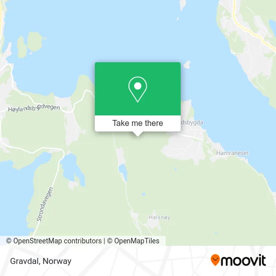 Gravdal map