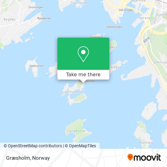 Græsholm map