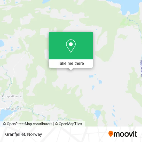 Granfjellet map