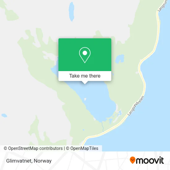 Glimvatnet map