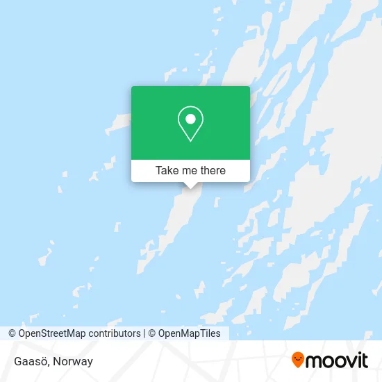 Gaasö map