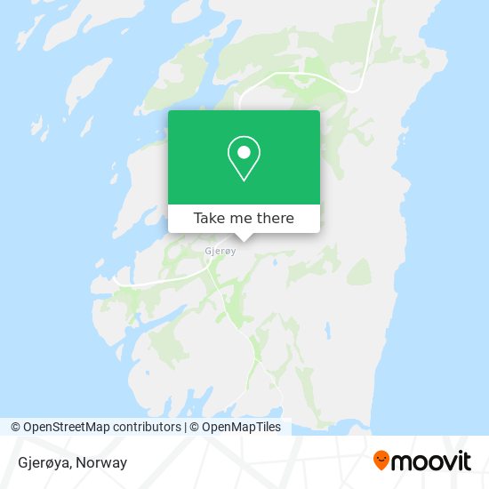 Gjerøya map