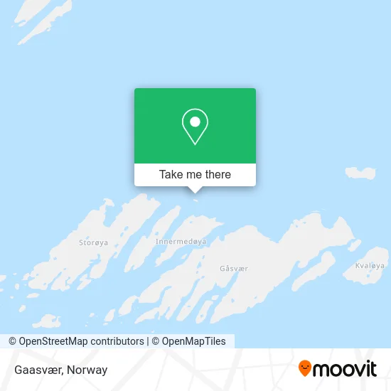 Gaasvær map