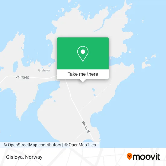 Gisløya map