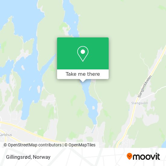 Gillingsrød map