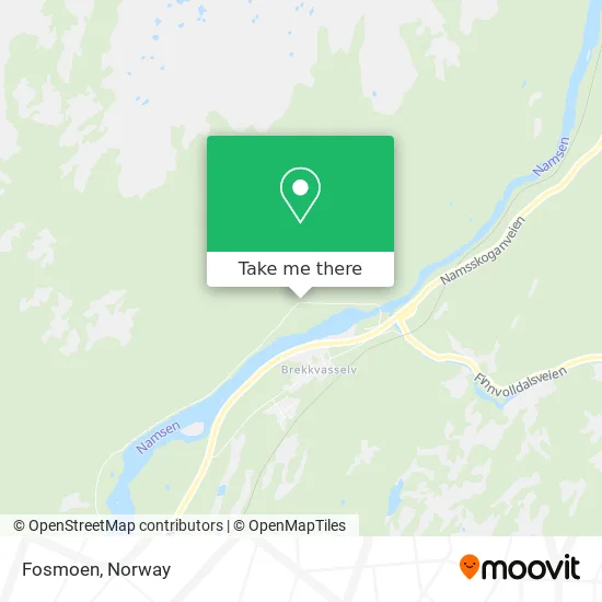 Fosmoen map