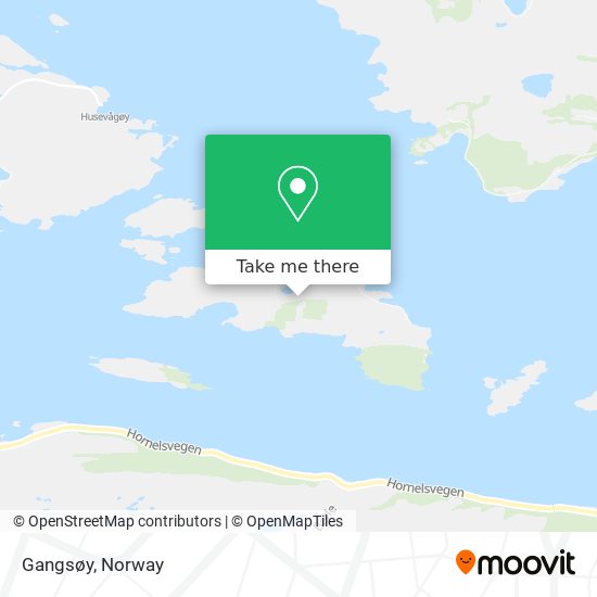 Gangsøy map