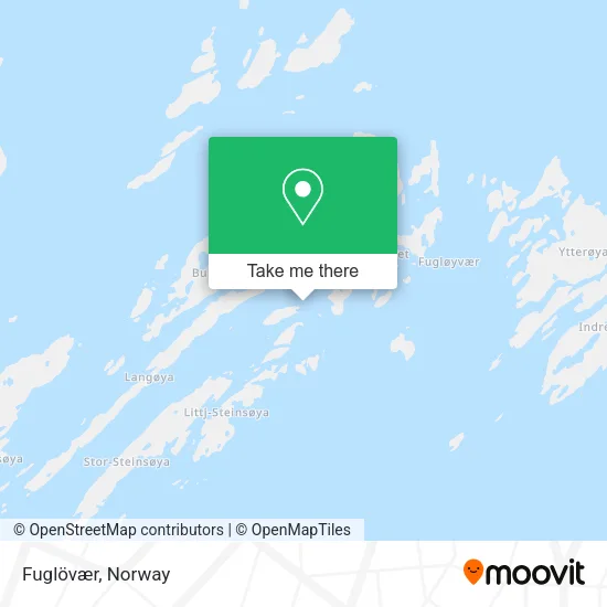 Fuglövær map
