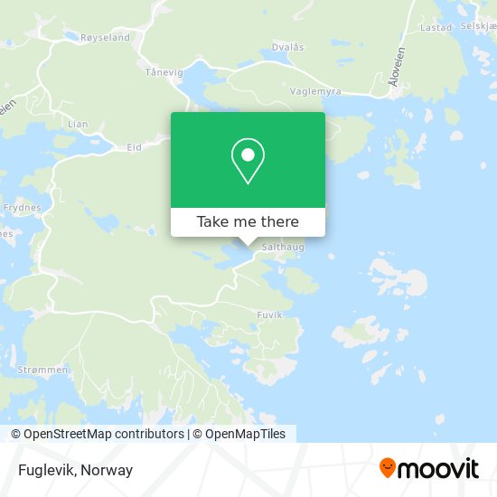 Fuglevik map