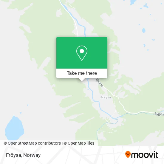 Fröysa map