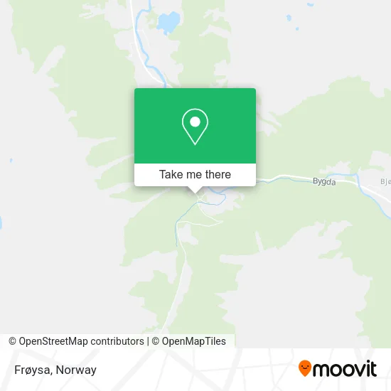 Frøysa map