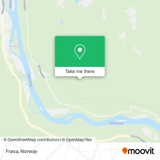 Frøsa map