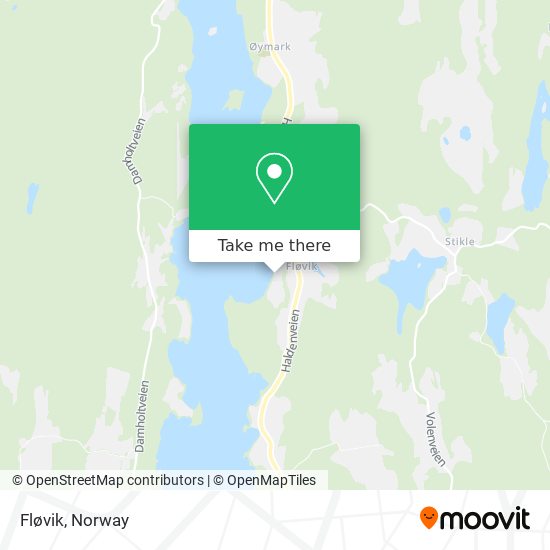 Fløvik map