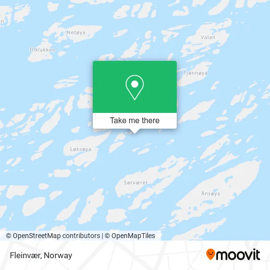Fleinvær map