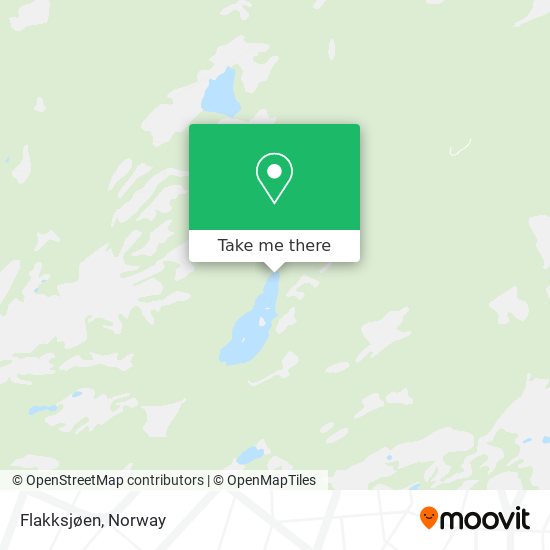 Flakksjøen map