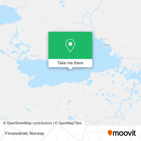 Finsevatnet map